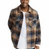 Big & Tall * | Johnny Bigg New Kansas Check Shacket In Brown