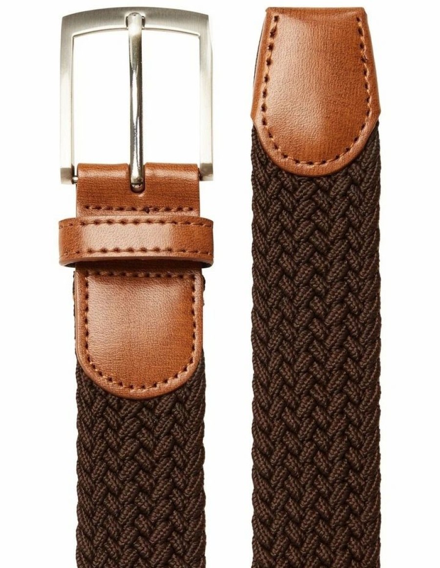 Accessories * | Johnny Bigg Premium Jackson Stretch Belt In Brown