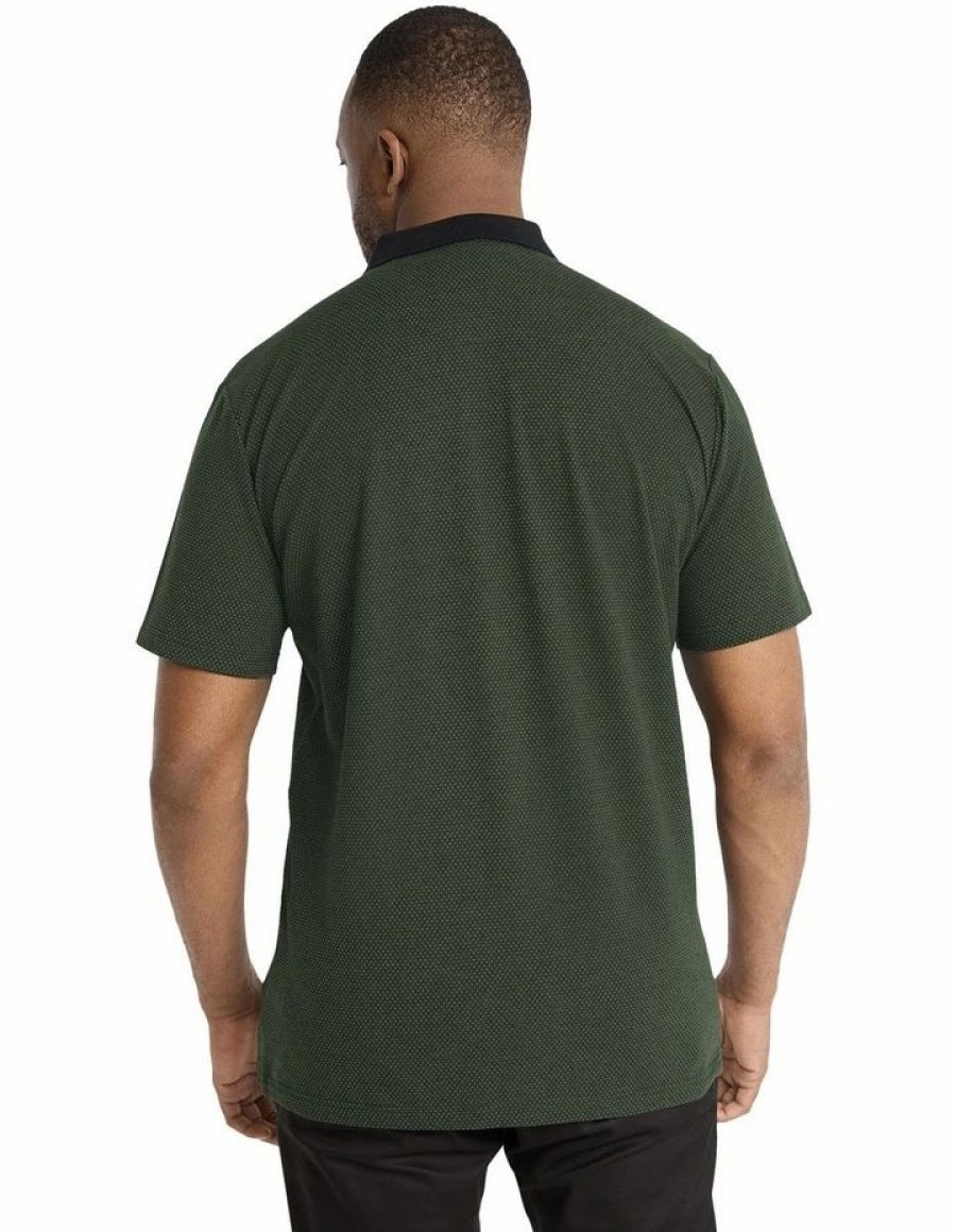 Clothing * | Johnny Bigg Crazy Deals Finnigan Jacquard Polo In Green Forest