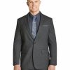 Suiting & Occasionwear * | Johnny Bigg Clearance The Matteo Textured Stretch 2 Buttons Suit Jacket Charcoal