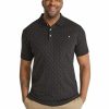 Clothing * | Johnny Bigg Hot Sell Callan Print Polo In Black