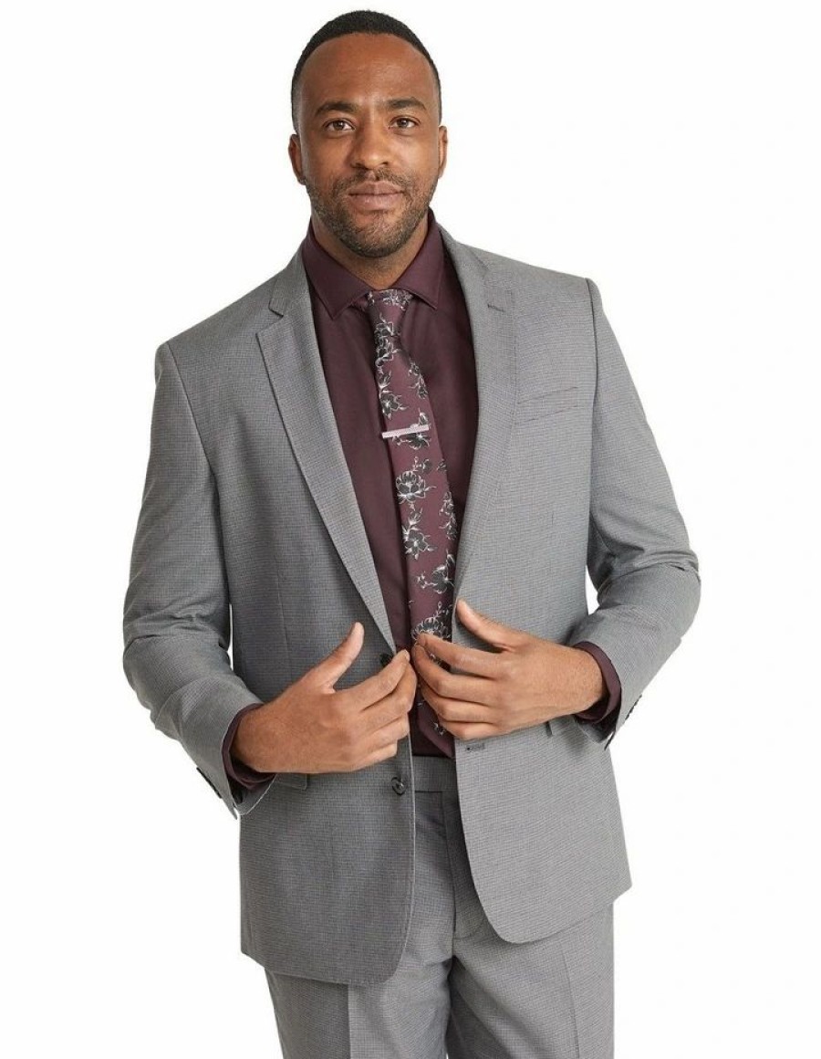 Suiting & Occasionwear * | Johnny Bigg Premium Preston Stretch Suit Jacket In Silver