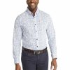 Big & Tall * | Johnny Bigg Clearance Donovan Paisley Print Shirt In White