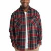 Accessories * | Johnny Bigg Official Garrett Check Overshirt In Burgundy