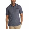 Clothing * | Johnny Bigg Cheaper Burlington Jacquard Polo In Navy