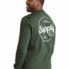 Clothing * | Johnny Bigg Cheaper Supply Co Long Sleeve Top In Green