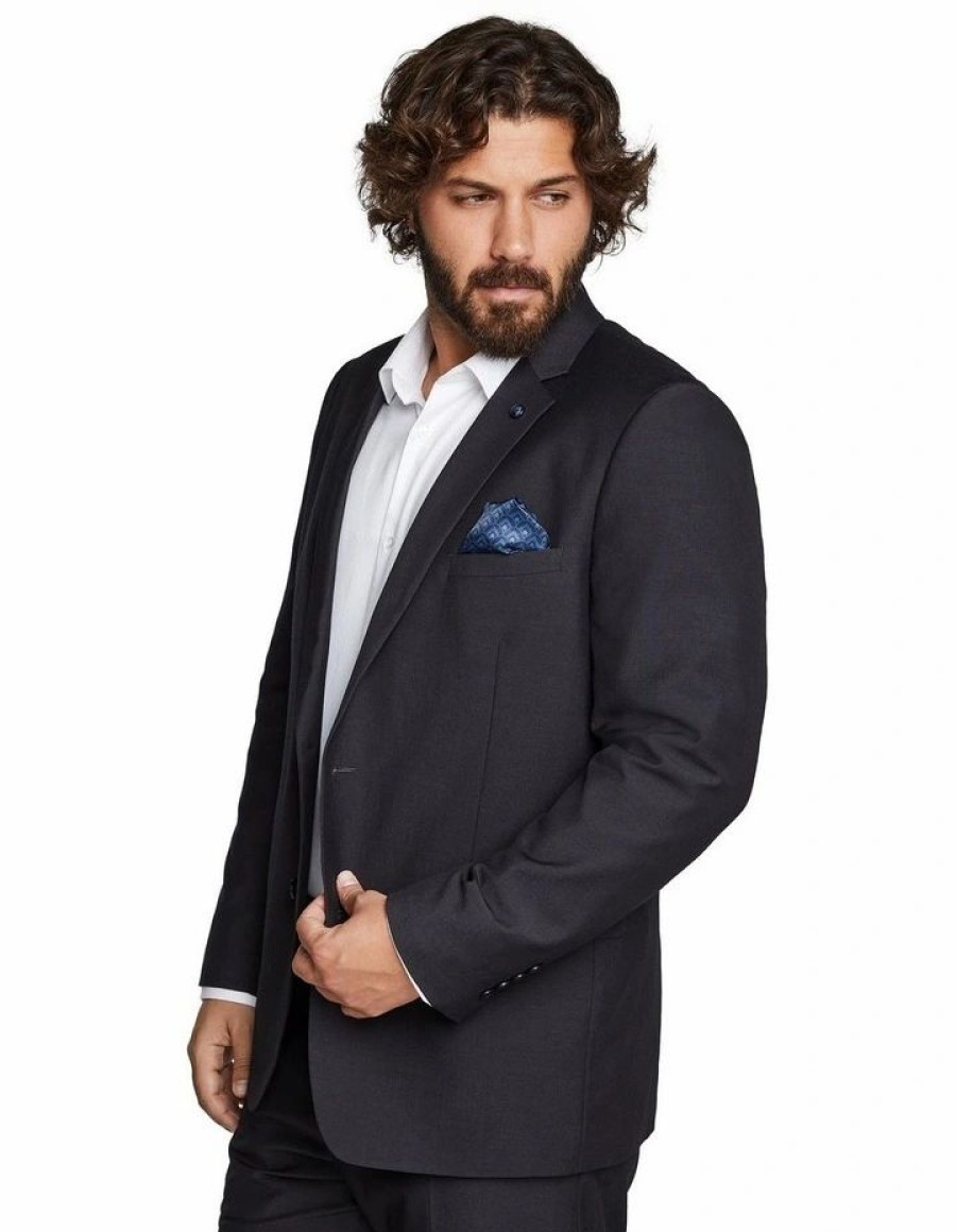 Suiting & Occasionwear * | Johnny Bigg Original The Raymond 2 Button Suit Jacket Charcoal