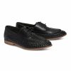 Shoes * | Johnny Bigg New Cohen Woven Lace Up Shoe In Black