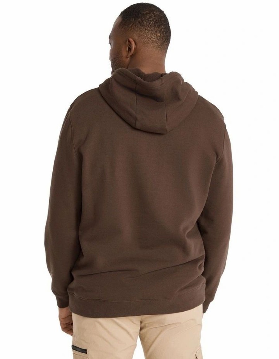 Big & Tall * | Johnny Bigg Crazy Deals Atmosphere Print Hoodie In Brown Chocolate