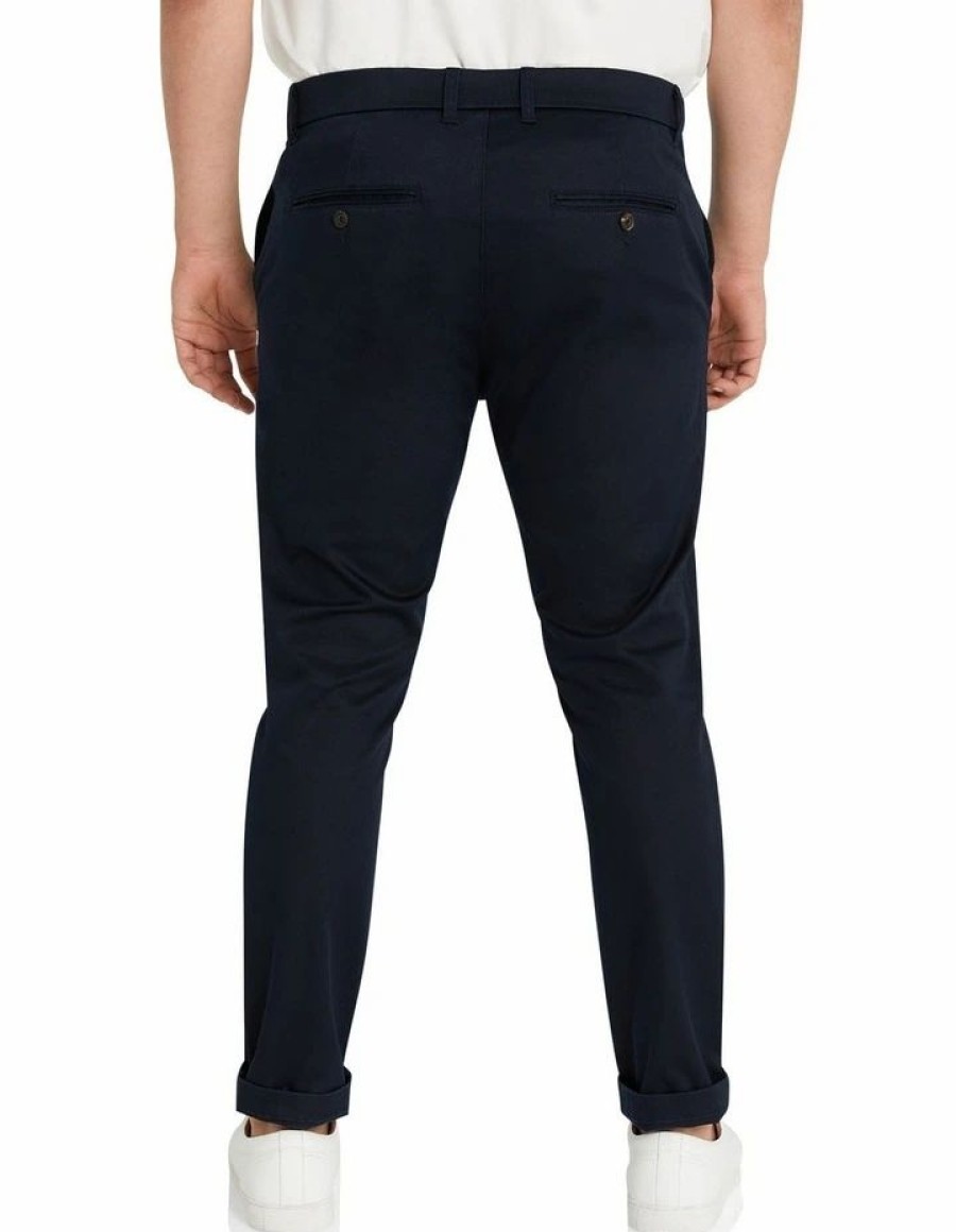 Clothing * | Johnny Bigg Clearance Ledger Stretch Chino In Blue Ink