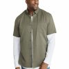 Big & Tall * | Johnny Bigg Premium Reno Twill Shirt In Green