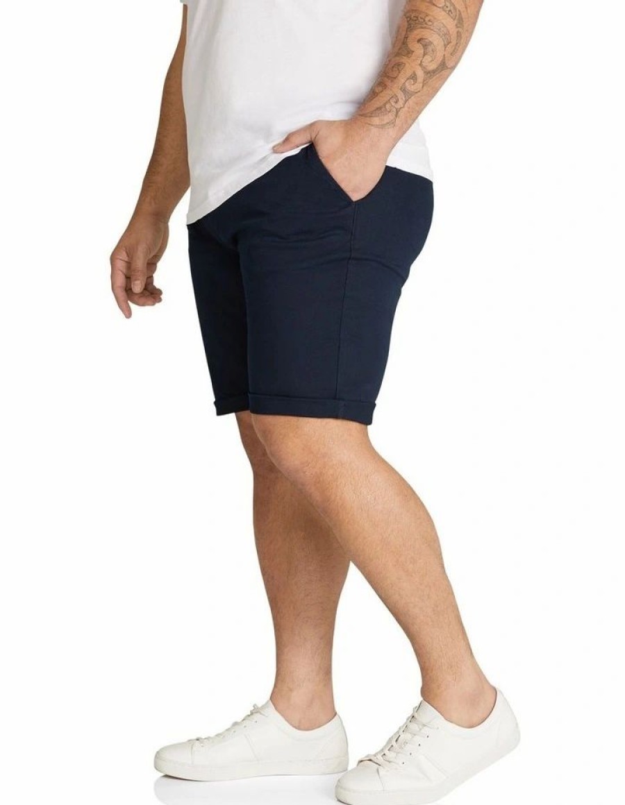 Clothing * | Johnny Bigg Cheap Charlie Canvas Short In Navy