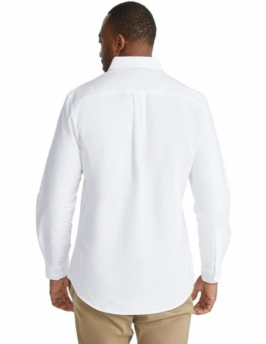 Big & Tall * | Johnny Bigg Best Quality Oxford Shirt In White