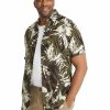 Big & Tall * | Johnny Bigg Hot Sell Rufus Tropics Print Shirt In Black