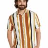 Big & Tall * | Johnny Bigg Typical Style Mason Stripe Shirt In Orange