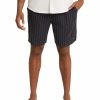 Clothing * | Johnny Bigg Clearance Collaroy Stripe Linen Blend Short In Navy