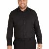 Big & Tall * | Johnny Bigg Bestsellers Boston Textured Bamboo Blend Shirt In Black