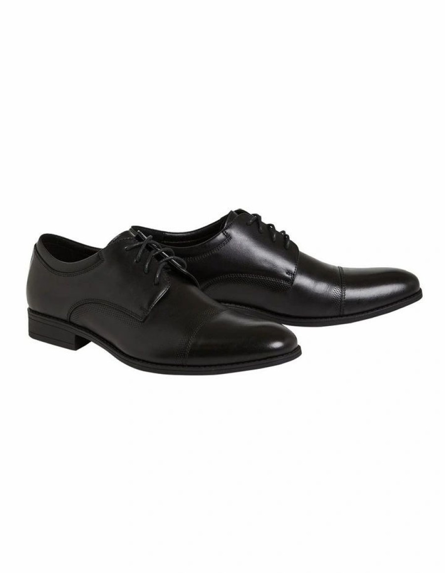 Shoes * | Johnny Bigg Official Kirton Leather Dress Shoe In Black