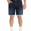 Clothing * | Johnny Bigg Clearance Duke Knit Denim Short In Blue Ink