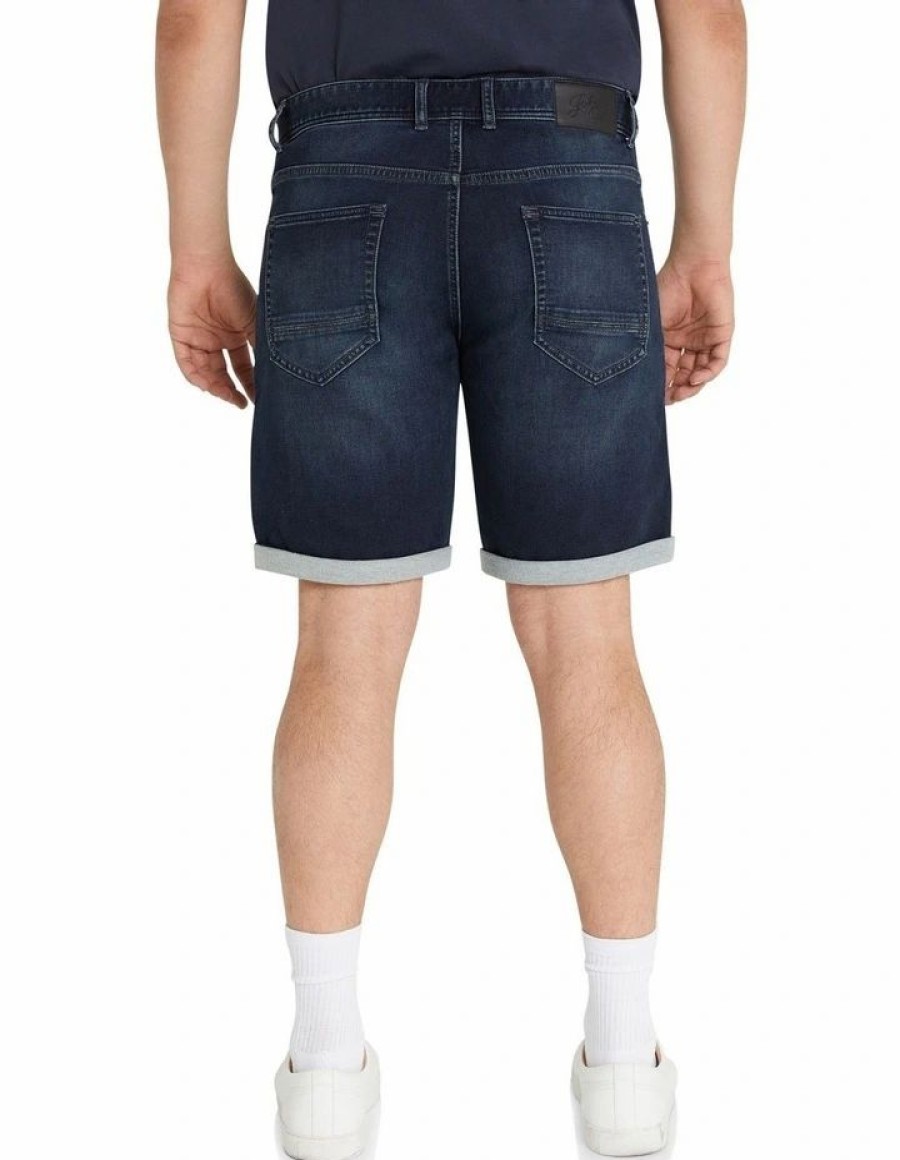 Clothing * | Johnny Bigg Clearance Duke Knit Denim Short In Blue Ink