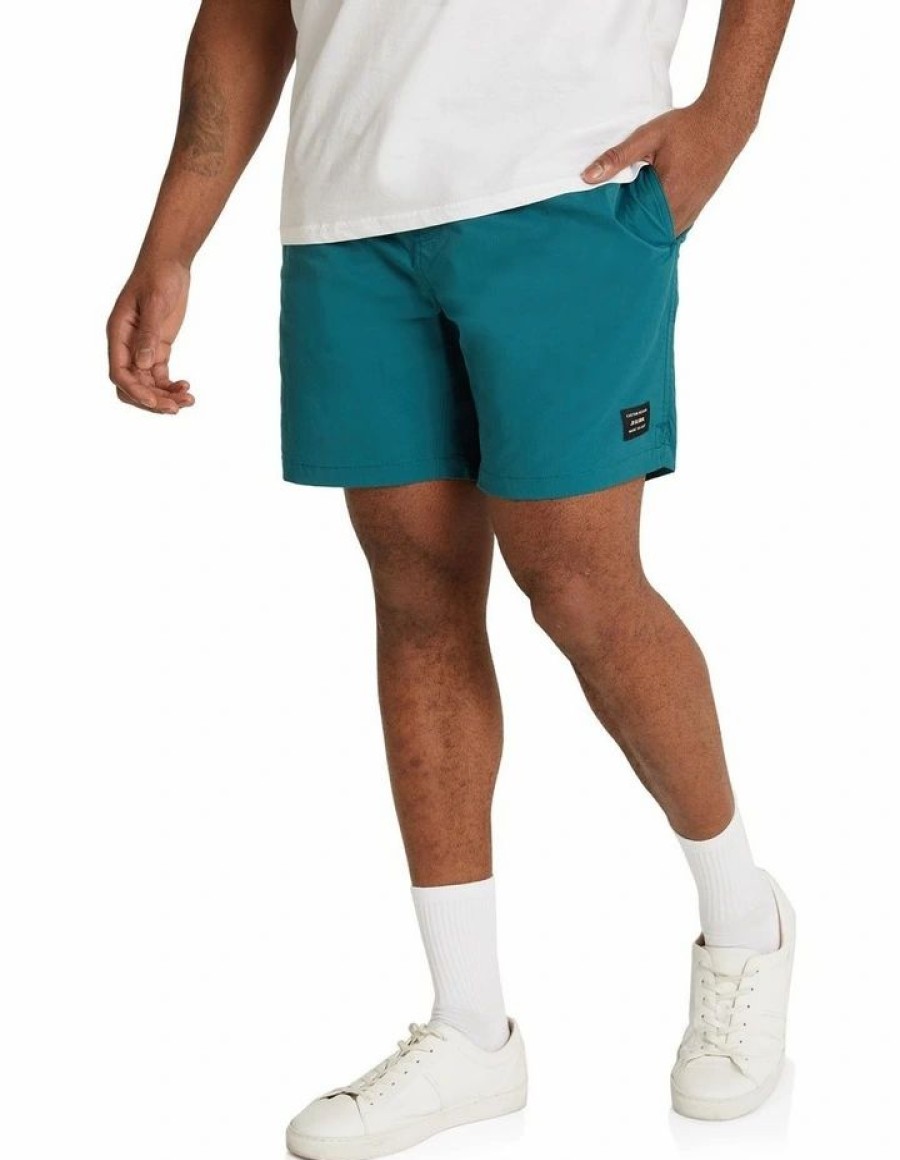 Clothing * | Johnny Bigg Premium Avalon Plain Swim Short In Teal