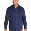 Big & Tall * | Johnny Bigg Original Anders Linen Shirt In Navy