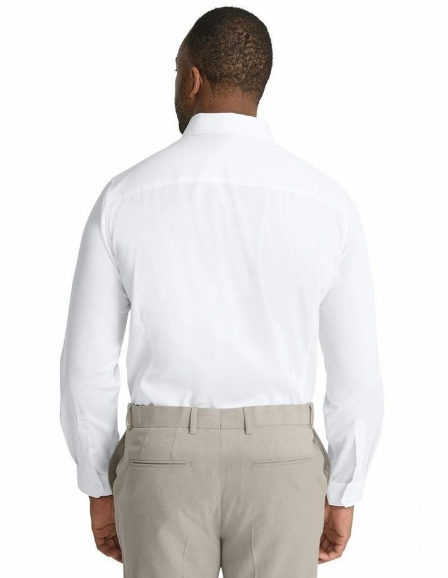 Suiting & Occasionwear * | Johnny Bigg New Threads Hamilton Stretch Dress Shirt In White