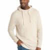 Clothing * | Johnny Bigg New Waffle Hooded Long Sleeve Top In Stone