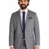 Suiting & Occasionwear * | Johnny Bigg Hot Sell Patterson Check Stretch Suit Jacket In Grey