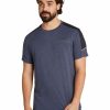 Clothing * | Johnny Bigg Cheap Active Mesh Panel Tee In Blue Blue Marle