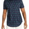 Big & Tall * | Johnny Bigg Premium Christmas Cactus Stretch Shirt In Navy