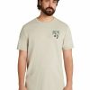 Clothing * | Johnny Bigg Typical Style So-Cal Longline Scoop Hem Tee In Beige