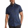 Big & Tall * | Johnny Bigg Outlet Sale Knight Floral Stretch Shirt In Navy