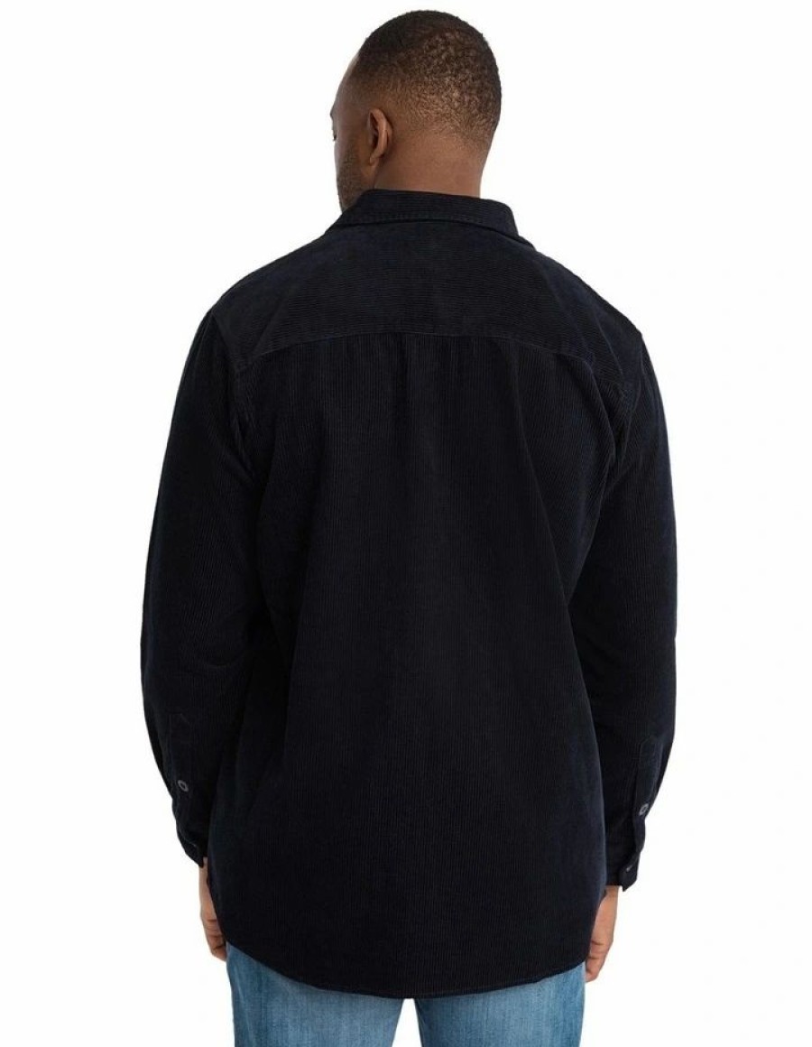 Accessories * | Johnny Bigg Typical Style Stan Corduroy Overshirt In Ink