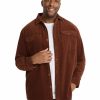 Accessories * | Johnny Bigg New Stan Corduroy Overshirt In Rust