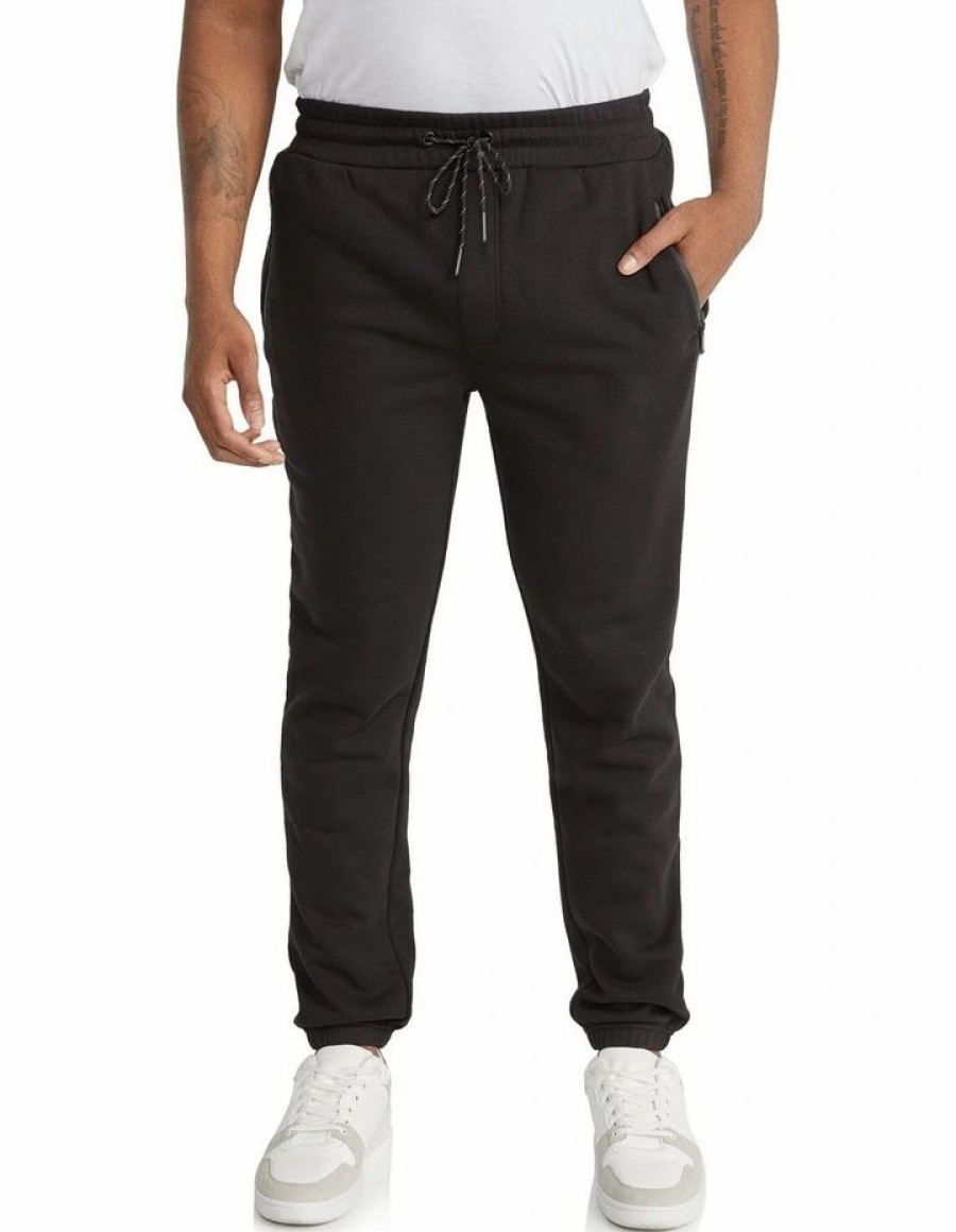 Clothing * | Johnny Bigg Official Drew Fleece Trackpant In Black