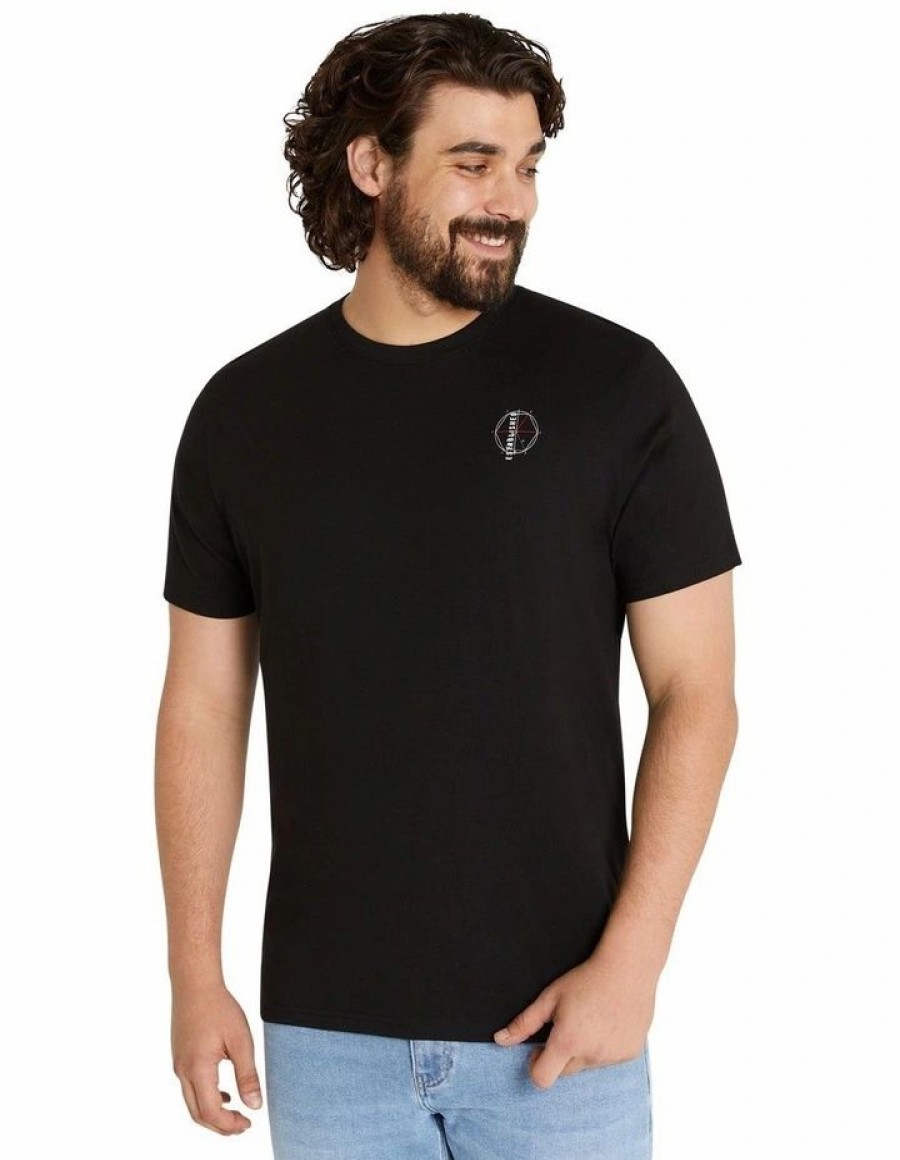 Clothing * | Johnny Bigg Bestsellers Innovation Crew Neck Tee In Black